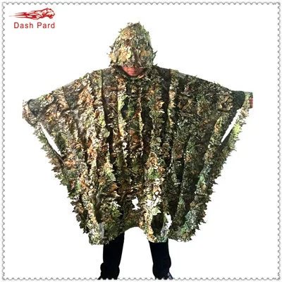 Кленовый лист шаблон Камуфляж ghillie Костюмы же стиль охотничьи шапки капюшон голова сетка глазное отверстие открытие шарф Охотничьи аксессуары
