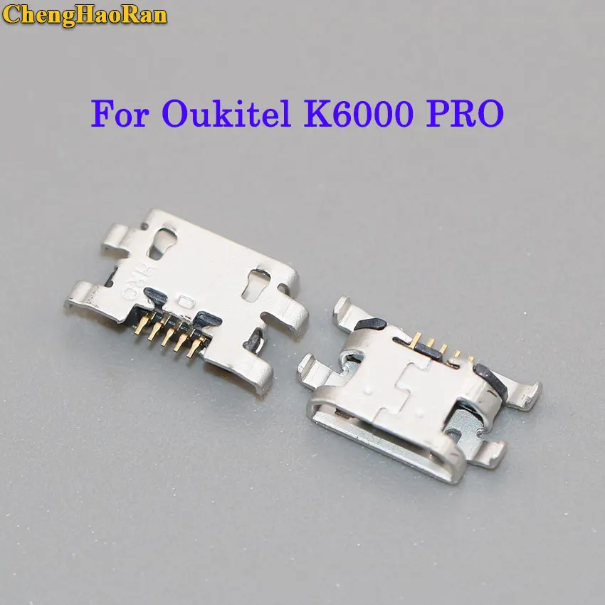 ChengHaoRan для Oukitel K6000 PRO USB разъем зарядного порта штекер новый micro mini usb|Соединители| |