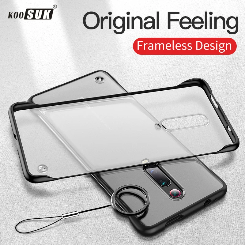 Mi 9T Case For Xiaomi Redmi K20 Pro Luxury Frameless Transparent Coque Scrub Silicone 8 9 SE 9se Capa Funda | Мобильные телефоны и