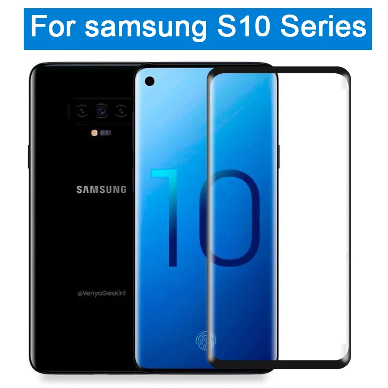 Защитное стекло для Samsung s10 s10e lite plus защитный чехол из закаленного стекла Galaxy s s10plus