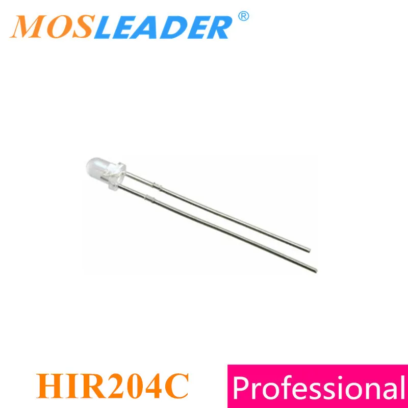 Mosleader HIR204C 1000 шт. HIR204C/HO HIR204C/H0 HIR204 3 мм Инфракрасный светодиодный прозрачная вода |