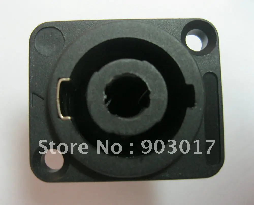 24 Pcs Speakon 4 Pin Female Jack Panel Mount Compatible Audio Cable Connector Black Color SL5281 | Обустройство дома