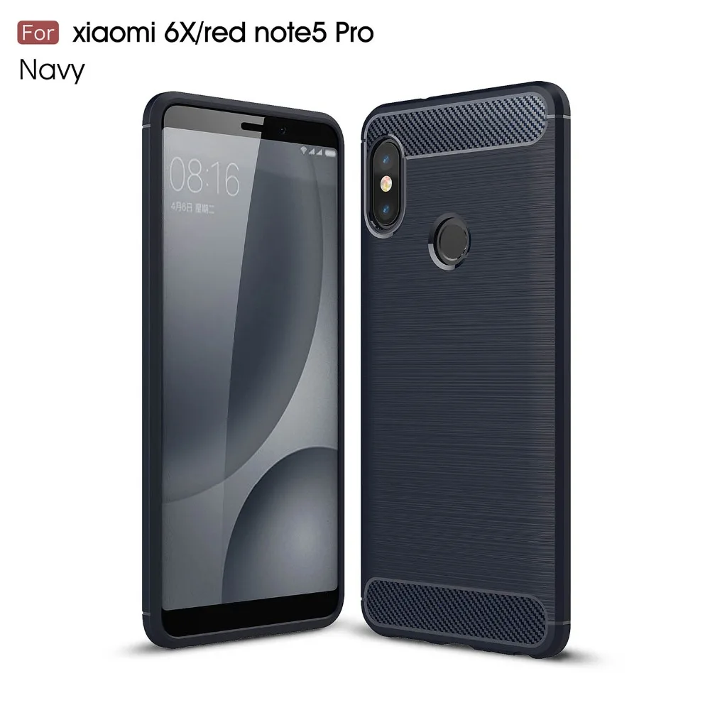 Тонкий защитный чехол для Xiaomi Redmi Note 5 Pro двойная камера AI 32 ГБ 64 ударопрочный