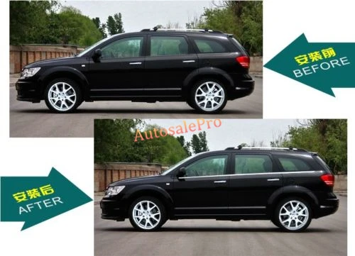 Накладки на нижнее окно рамы из нержавеющей стали 6 шт. чехол для DODGE Journey 2013-2015 |