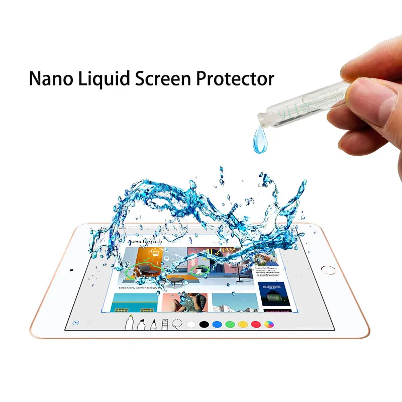 Nano жидкое закаленное стекло для всех универсальных Apple iPad Air Mimi Pro 12 9 11 7 10 5 4 2 3 Wi-Fi