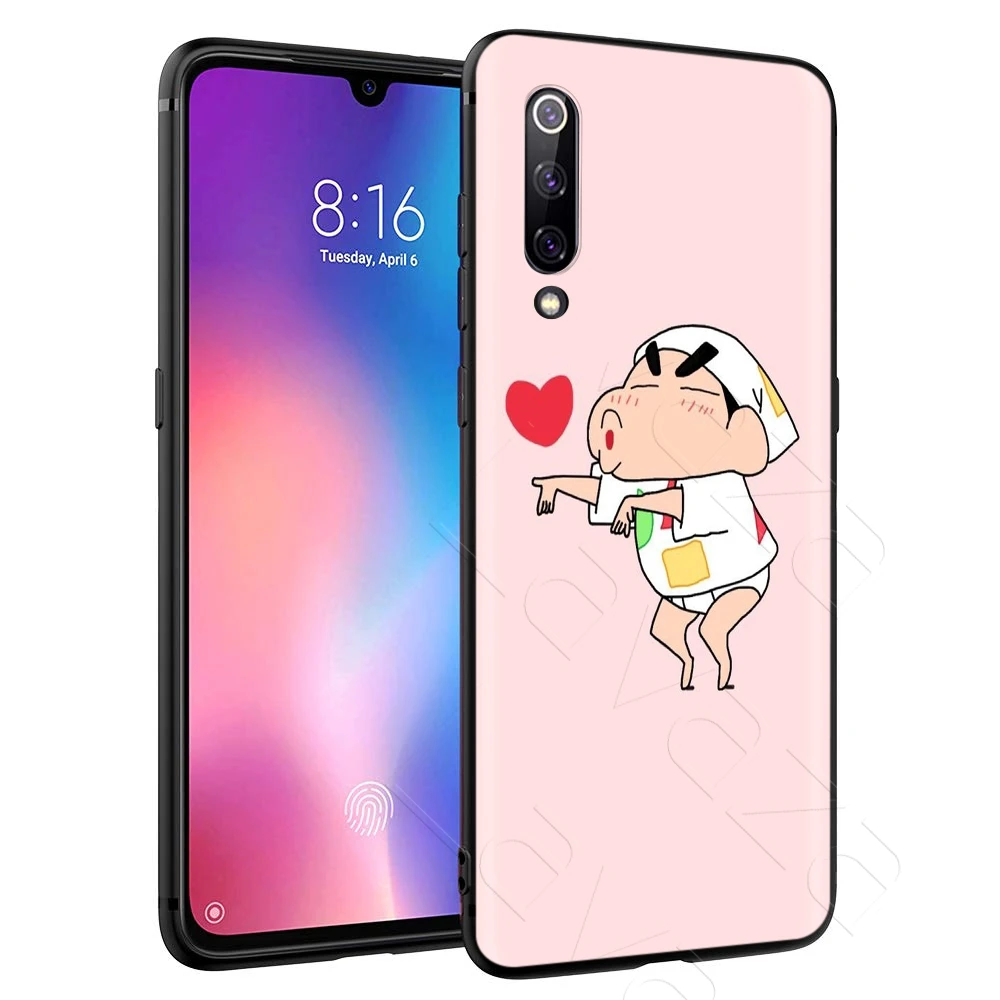 Чехол Crayon Shin-chan для Xiaomi Redmi Note 8 9 S K30 Pro MAX 3 6 SE A1 A2 A3 10 Lite Plus 8A F1 |