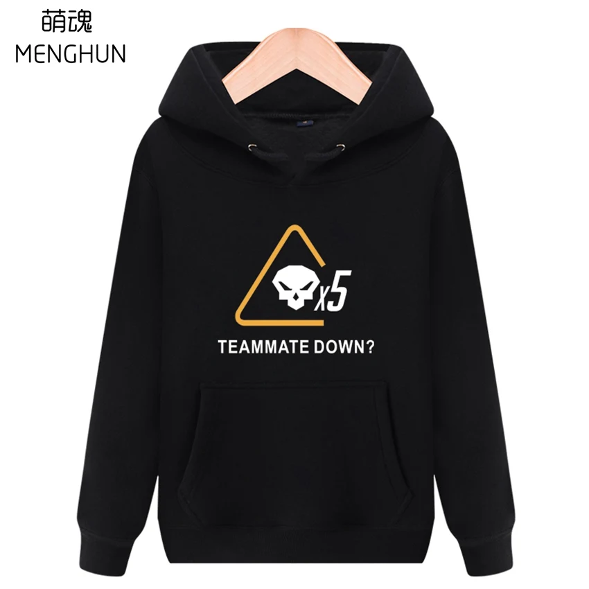 Толстовки с капюшоном OW fans пуховые толстовки Reaper зимний осенний толстый костюм