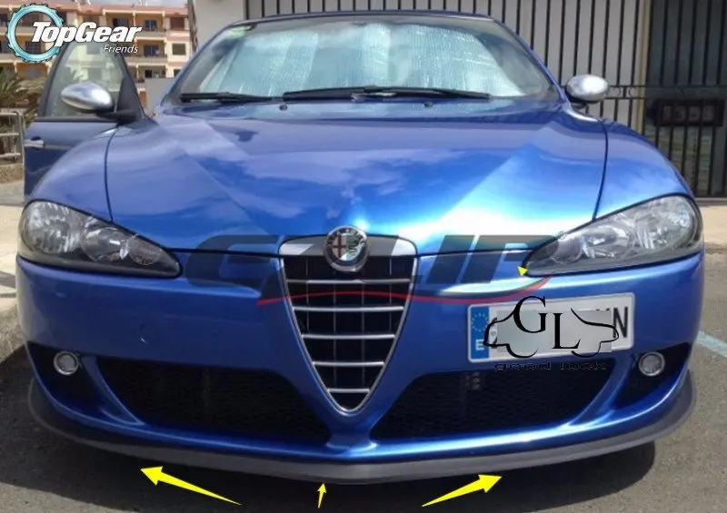 Бампер для губ дефлектор Alfa Romeo Giulietta 940 AR передний спойлер юбка TOPGEAR Friends Тюнинг