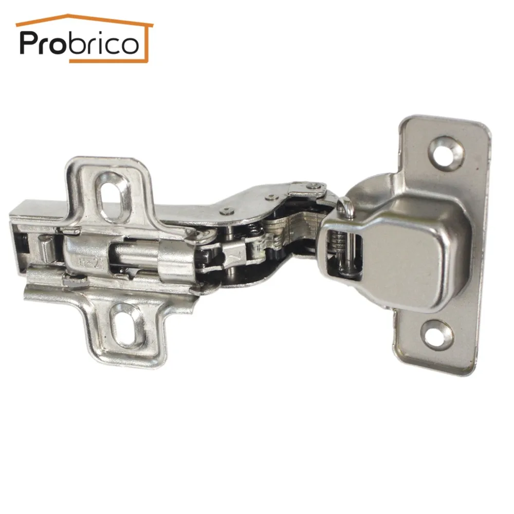Probrico 1 шт. мягкая петля для кухонного шкафа CHR073HC скрытая двери вставка мебельные