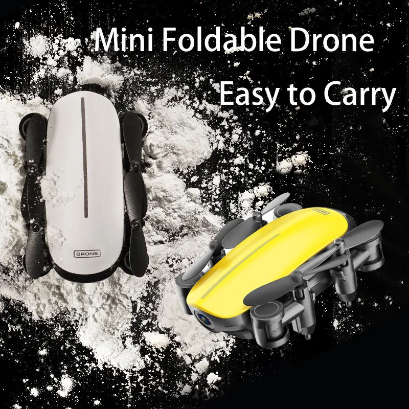Мини складной Дрон с HD камерой WiFi FPV RC Квадрокоптер высота удержания вертолет