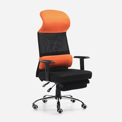High Quality Fashion Computer Chair Ergonomic Soft Home Office Breathable Mesh Lifting Leisure Boss with Footrest | Мебель