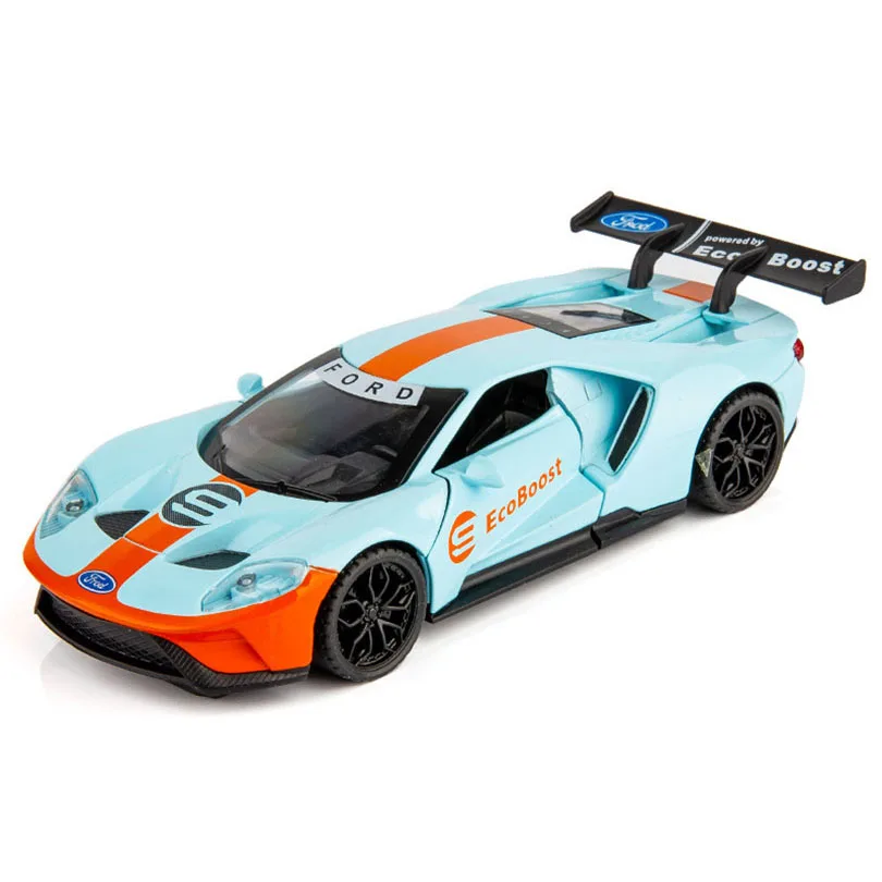 1/32 GT HERITAGE EDITION игрушечный автомобиль с 3 дверями из сплава обратной стороны