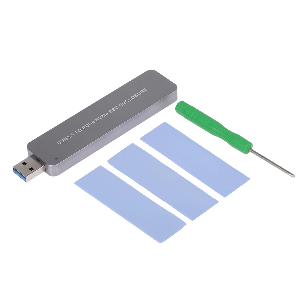 Адаптер M.2 NVME на USB 3 0 M2 NGFF PCIE SSD адаптер карта портативный корпус для жесткого