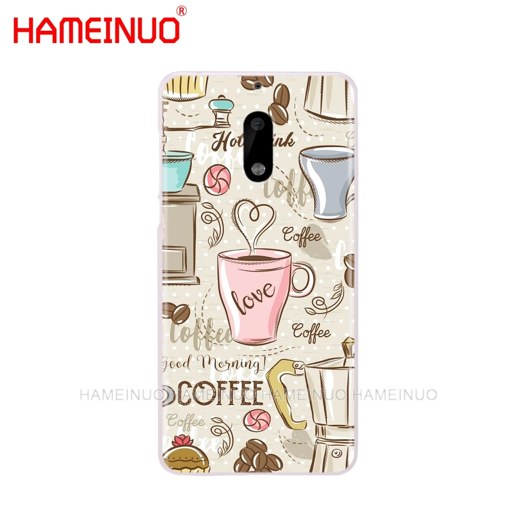 HAMEINUO чехол с кофейным рисунком для Nokia 9 8 7 6 5 3 Lumia 630 640 640XL 2018 | Мобильные телефоны и