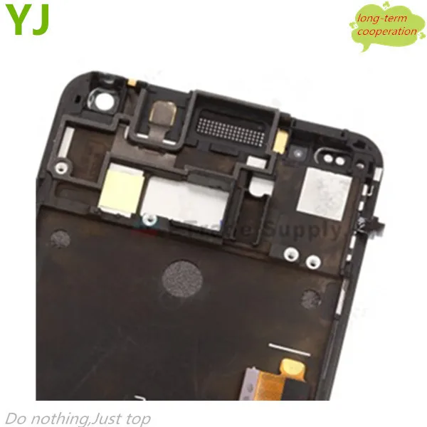 HK бесплатная доставка AAA Черный Передний Корпус ЖК Ассамблеи с Сенсорным Экраном