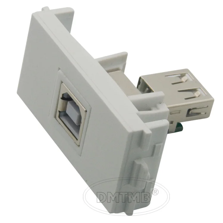 

Настенная пластина USB типа B к разъему типа A «мама»
