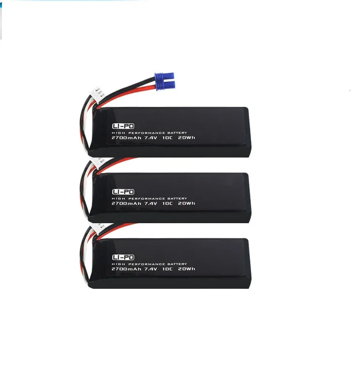 

1 / 2 / 3 шт. Hubsan H501S H501A H501M H501C Радиоуправляемый квадрокоптер запасные части 7,4 В 2700 мАч 10C аккумулятор H501S-14
