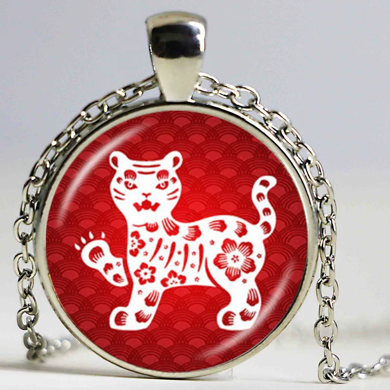 Ожерелье с китайским зодиаком год крысы Бык Тигр кролик Дракон 12 созвездий