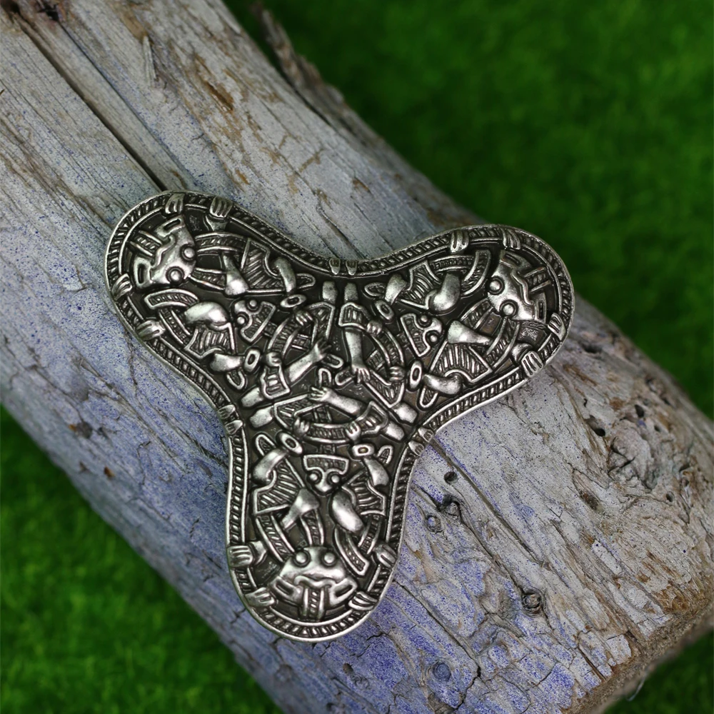LANGHONG 1 шт. Legendry скандинавский Викинг брошь амулет фибула викингов бижутерия