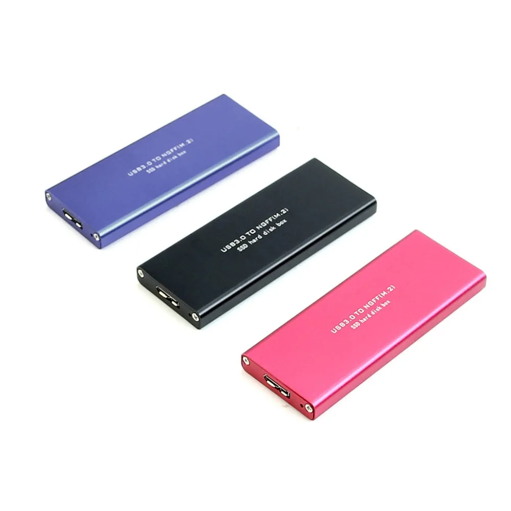 Горячий USB 3 0 к M.2 NGFF B Ключ SSD адаптер карта Внешний корпус Чехол Обложка Feb5|external