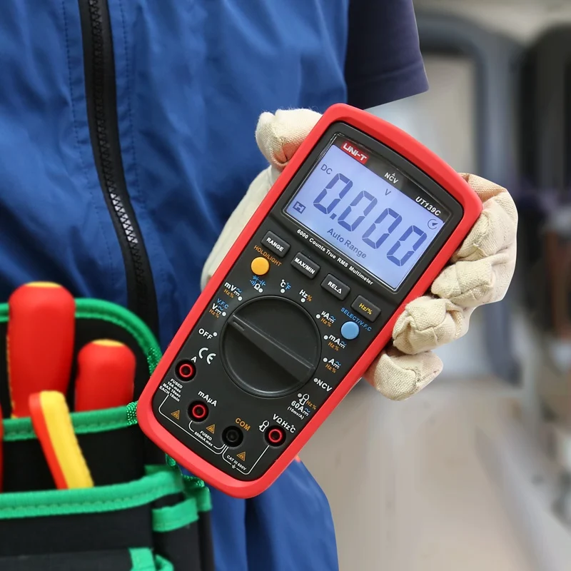 UNI-T UT139C Цифровой мультиметр NCV разработан AC/DC Напряжение Ампер Ом крышка Herz Мульти