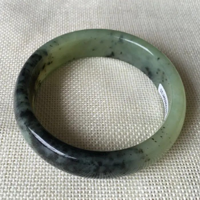 60 мм сертифицированный класс китайский зеленый сю джейд самоцветы браслет 6120 А