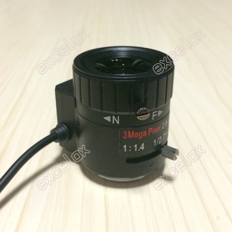 3MP 1/2.7 &quot2 8 12 мм F1.4 ручной варифокальный DC Авто Iris CCTV ИК Объектив CS Mount для 1080P 2MP