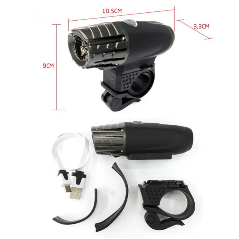 T2 360 градусов Поворот Факел клип Гора велосипед передний свет Водонепроницаемый