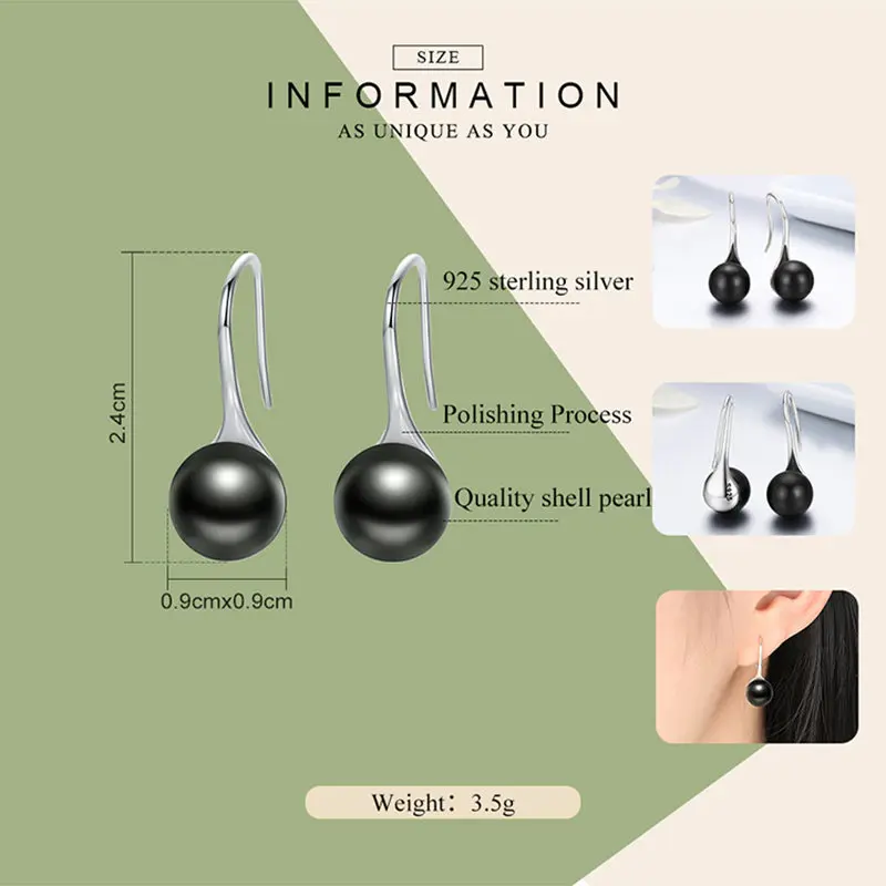Женские серьги гвоздики из серебра 925 пробы с жемчугом|pearl stud earrings|fashion earringsstud earrings