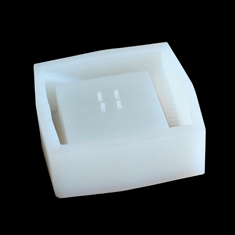 Силиконовая бетонная форма для растений суккулентов квадратной лестницы