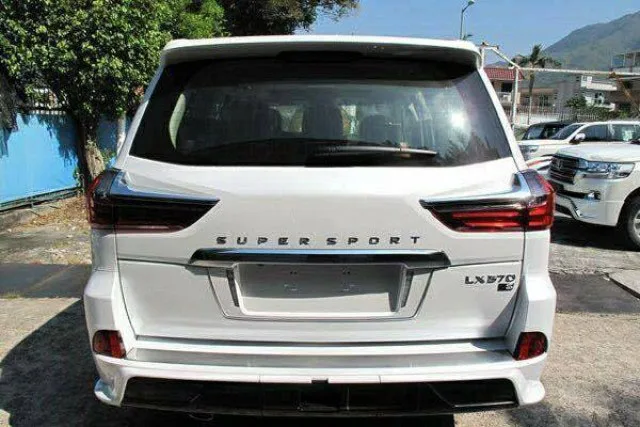 Хромированная суперспортивная эмблема на заднюю крышку для Lexus LX570, аксессуары для Land Cruiser 2013-, супер спорт