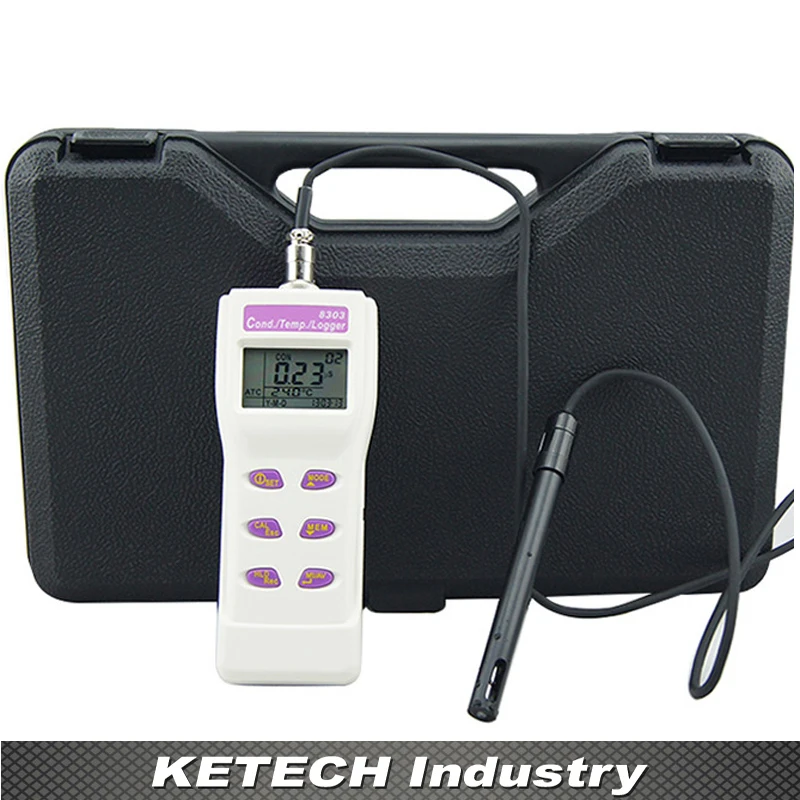 

Handheld Dual Display Conductivity and Temp Meter AZ-8302
