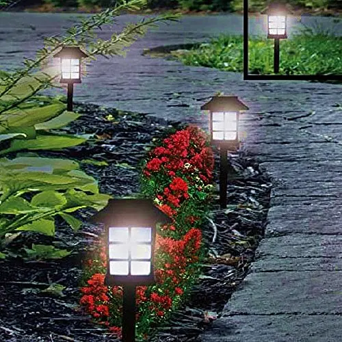 

4PCS Solar Pathway Lights Led Solar Outdoor Garden Decoration Lights Pathway Landscape Lighting for Lawn Patio Yard Walkway