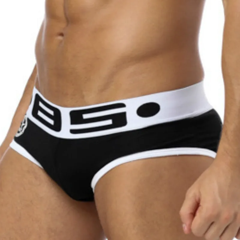 Orlvs мужские трусы нижнее белье из хлопка Однотонные сексуальные с заниженной