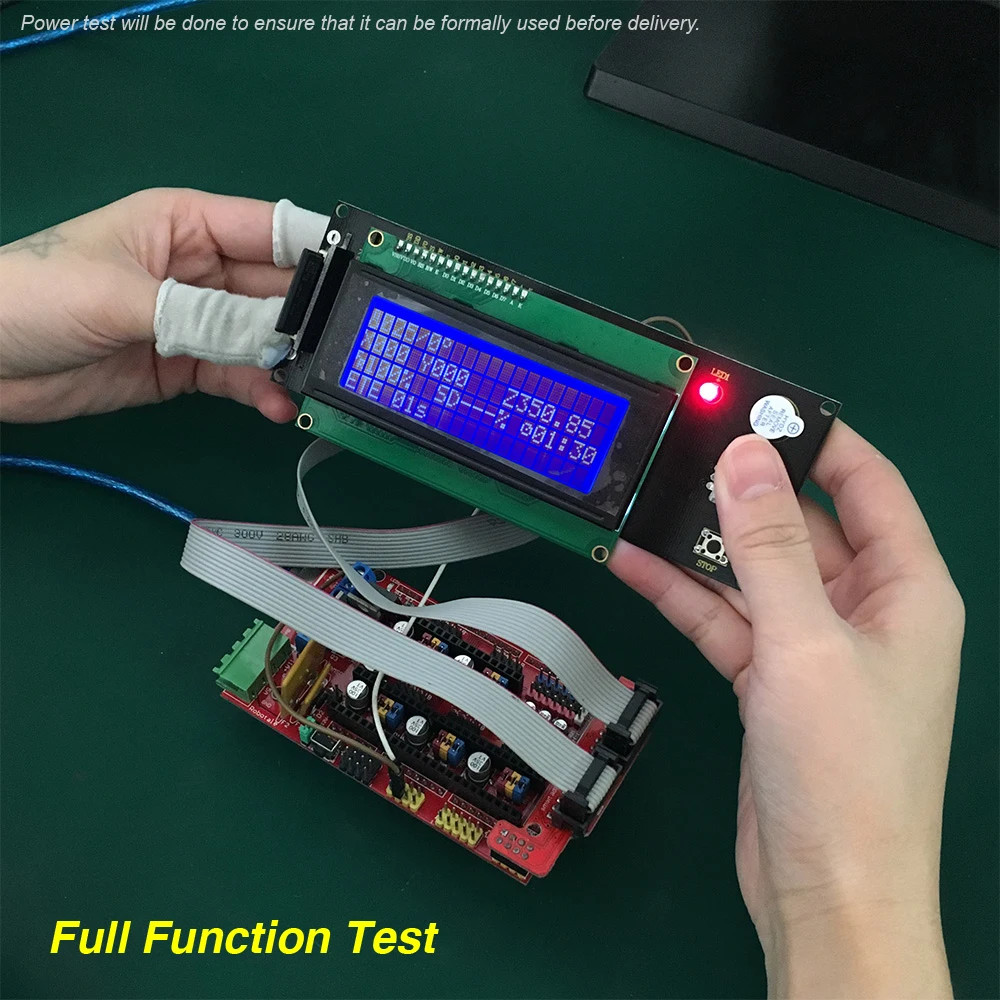 Keyestudio LCD2004 дисплей 3D модуль со слотом для sd карты + кабель 30 см Arduino /