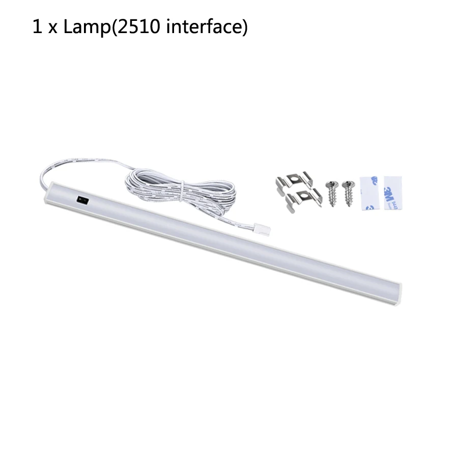 1pcs Foxanon светодиодный светильник для шкафа с датчиком движения, 12 В, светодиодный ночник, 30 см, 40 см, 50 см, светильник для гардероба для дома, лестницы Armario - Цвет: 1pcs