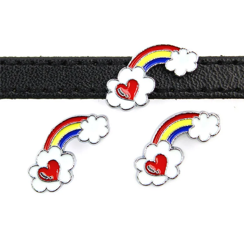 Красочные эмалированные фехтования спортсмена полые звезды 8 мм слайдер амулеты