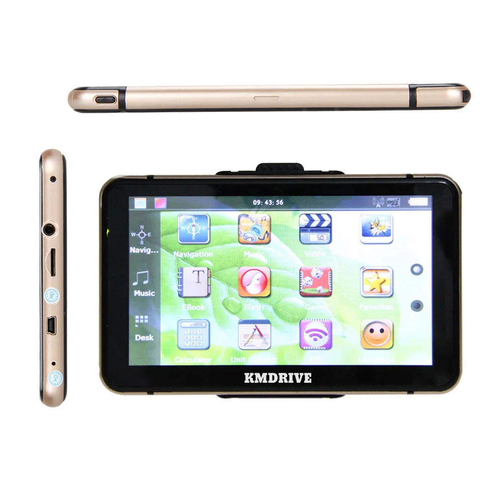 KMDRIVE 7 &quotдюймовый сенсорный экран Экран 256M 8 Гб автомобиля GPS спутниковой