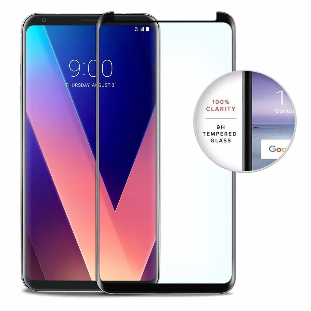 Для LG V35 закаленное стекло 3D полное покрытие защитная пленка Защита экрана для
