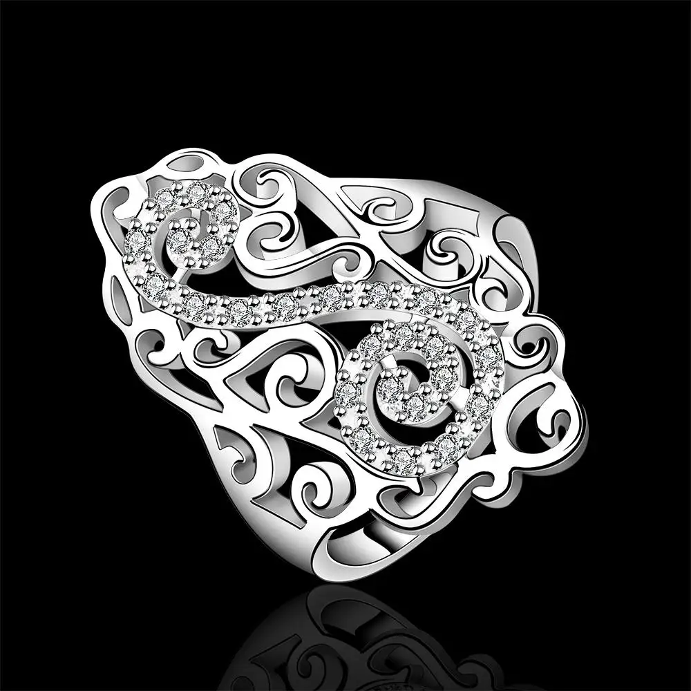 [YMW] R579-8 Silver-color new design finger ring for lady Men and women marry jewelry | Украшения и аксессуары