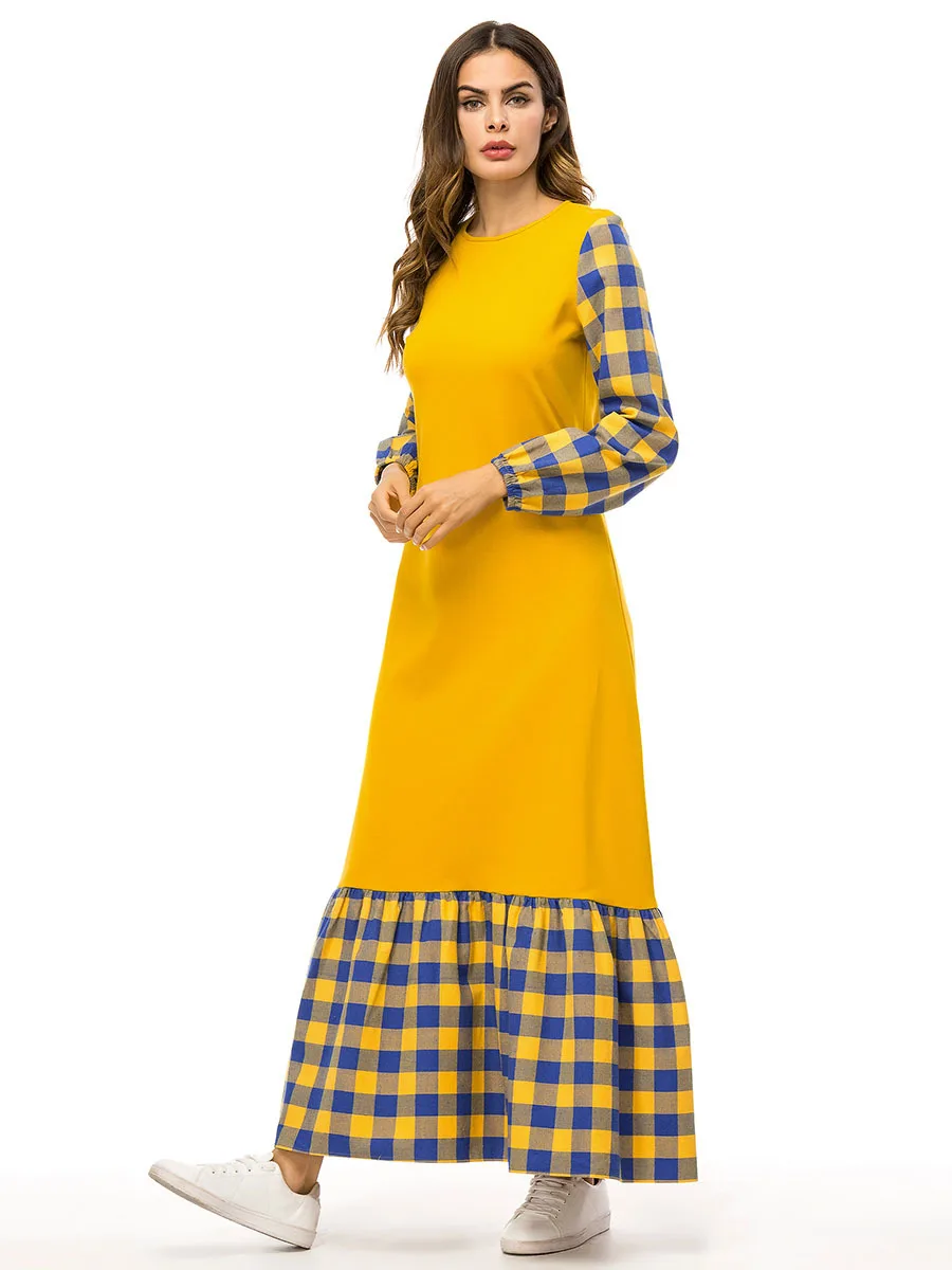 Abayas женская одежда больших размеров мусульманское длинное платье 4XL кафтан