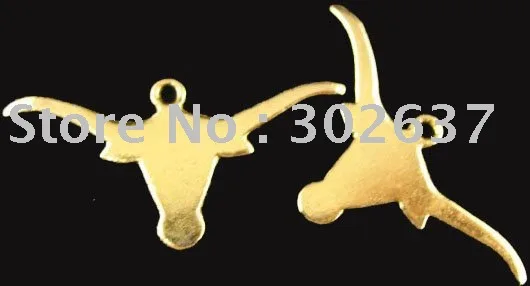 Бесплатная доставка подвески в виде головы оленя A1285G 90 шт.|gold rim|gold head bandgold shower |