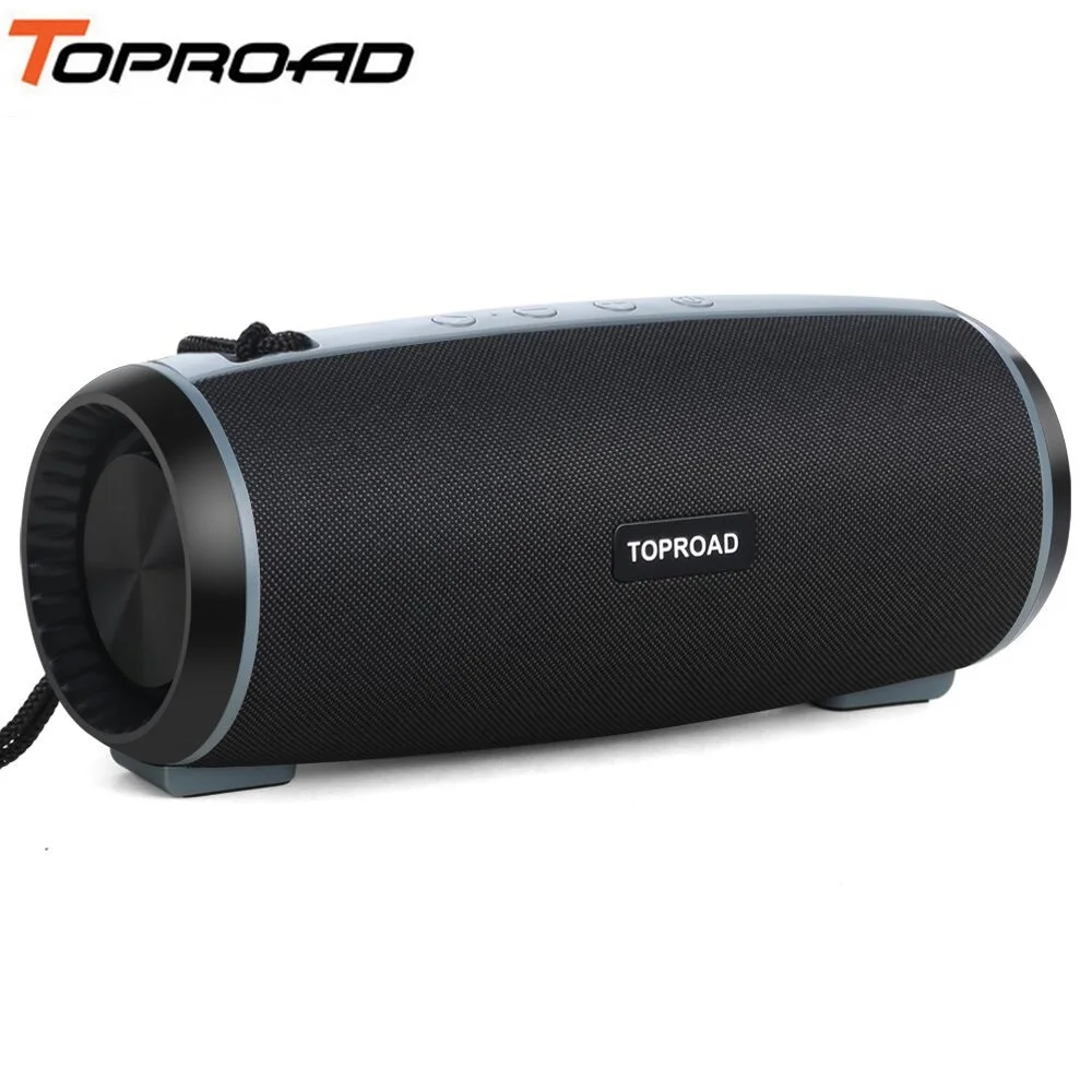 TOPROAD портативный Bluetooth динамик беспроводной 10 Вт стерео двойной бас Напольные