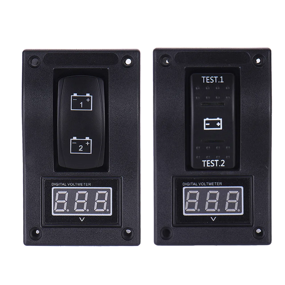 Вольтметр для морской лодки 12 В с двойным аккумулятором|boat hurricane|switch on your electric