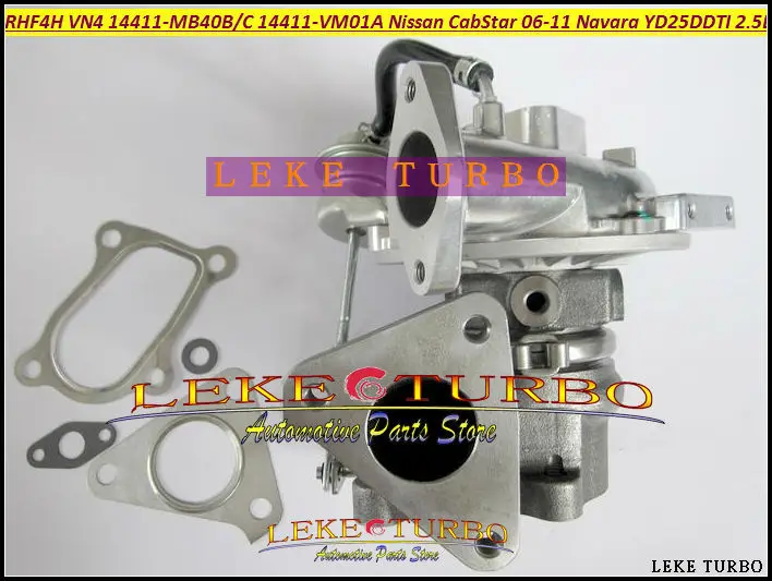 Турбокомпрессор Turbo RHF4H VN4 14411-MB40B 14411 MB40B 14411MB40B для NISSAN CabStar 2006-11 Navara D22 YD25DDTI DCI л л.с. |