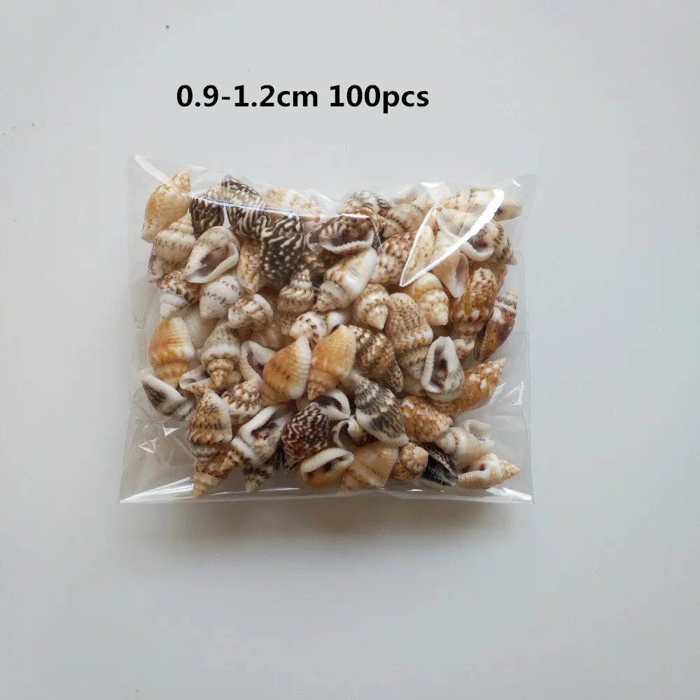 8 style 100pcs HappyKiss 1 набор смешанных ракушек для аквариума, морских декораций, натуральные мини-раковины для средиземноморья - Цвет: 8 style 100pcs
