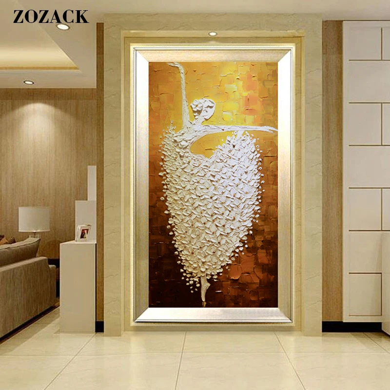 

Набор для вышивки крестиком Zozack, набор для рукоделия из хлопка и шелка, 11ct