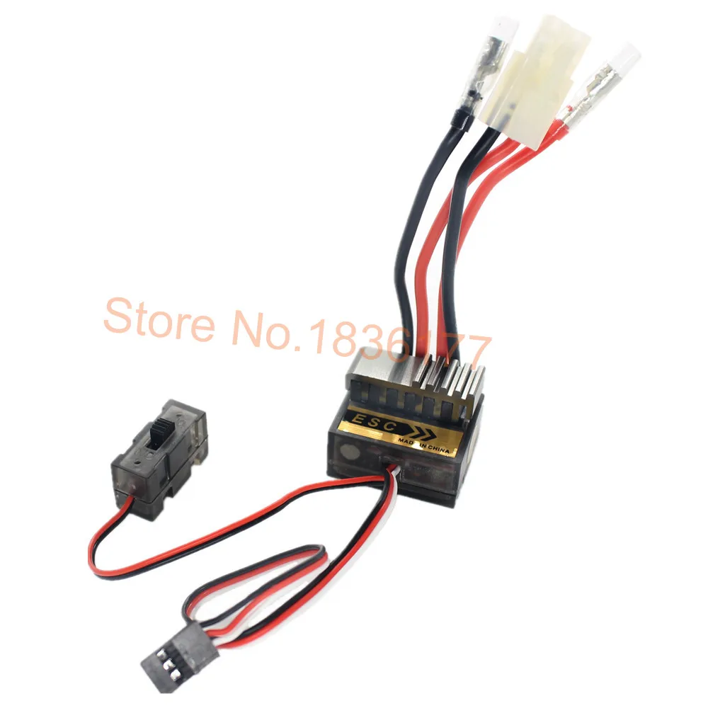 Щеточный контроллер скорости Max 320A с обратным тормозом RC HSP 1/10 1/8 автомобильный