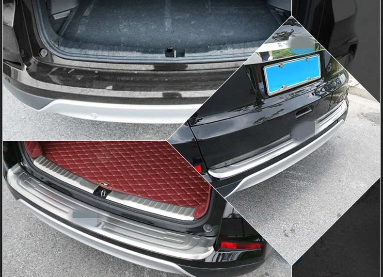 Накладки на бампер для Honda CRV нержавеющая сталь салона заднего вида багажника