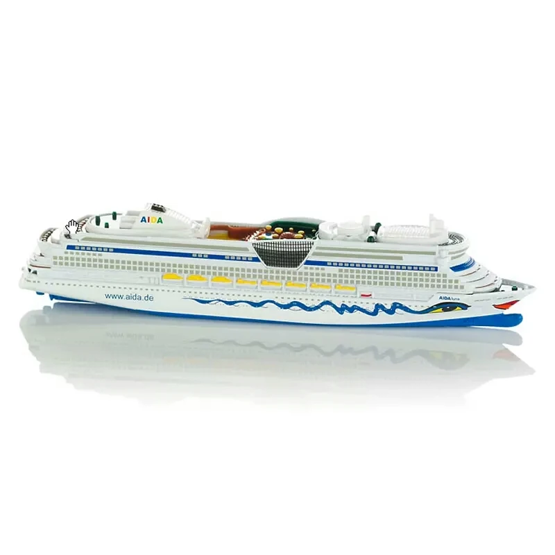 Роскошная модель круизного судна SIKU Die cast 1720 Aida из сплава коллекционные игрушки